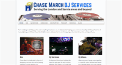 Desktop Screenshot of chasemarch.com