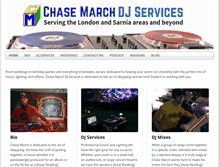 Tablet Screenshot of chasemarch.com